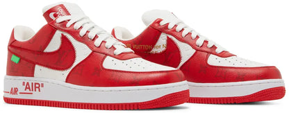 Louis Vuitton x Air Force 1 Low ‘White Comet Red’