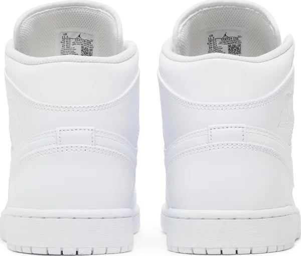 Air Jordan 1 Mid »Triple White»