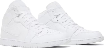Air Jordan 1 Mid »Triple White»